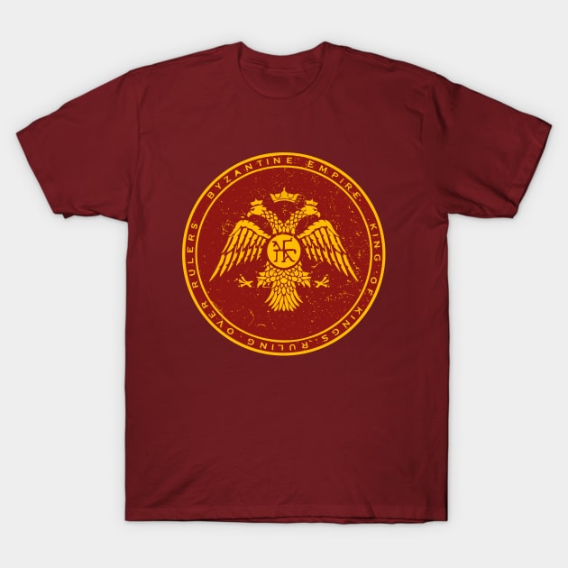 Byzantine Empire Flag Symbol T-Shirt by Virly